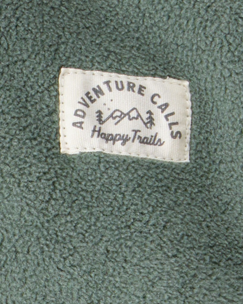 slide 3 of 3, Littleplanet Baby Girl 2-Piece Recycled Microfleece Set Fern Green 3M, 2 pc