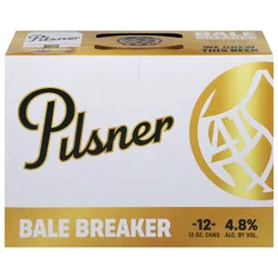 Bale Breaker Pilsner Beer 12 - 12 fl oz Cans