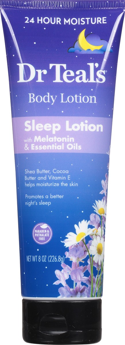 slide 2 of 9, Dr. Teal's Sleep Lotion Body Lotion 8 oz, 8 oz