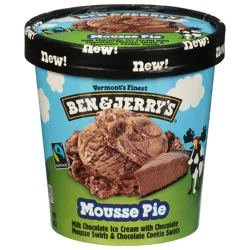 Ben & Jerry''s Mousse Pie Ice Cream 1 pt