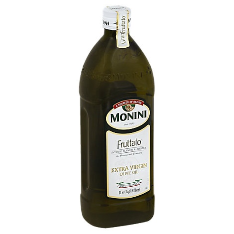 slide 1 of 1, Monini Olive Oil Extra Virgin Fruttato, 33.8 fl oz