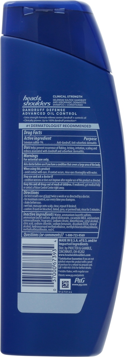 slide 9 of 10, Head & Shoulders 2 in 1 Clinical Strength Shampoo + Conditioner 13.5 fl oz, 13.5 fl oz