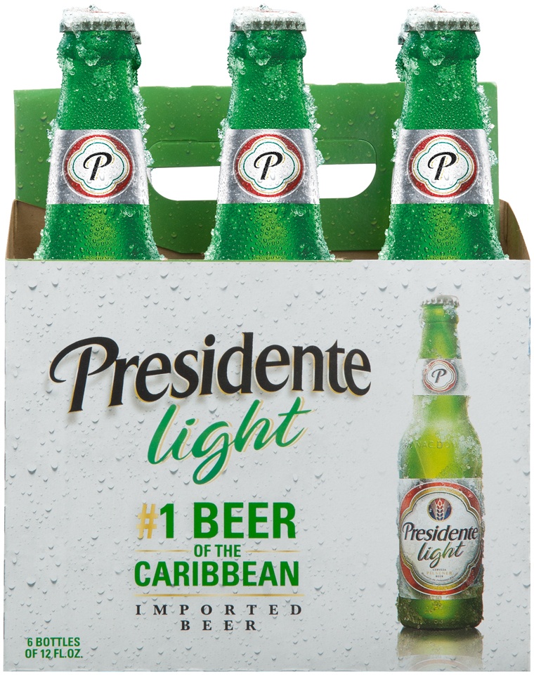 slide 1 of 1, Presidente Light Beer, 72 oz