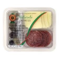 slide 1 of 1, Del Duca Genoa Salami with Provolone & Olives 3 oz, 3 oz