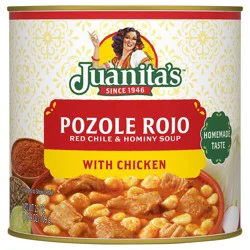 Juanita's Food Chicken Pozole with Red Chile, 25 oz can