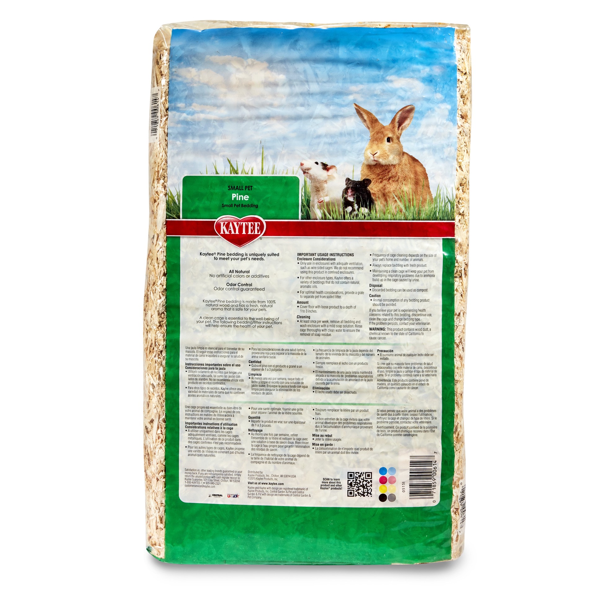 slide 5 of 5, Kaytee Pine Bedding & Litter 1200cuin, 1 ct