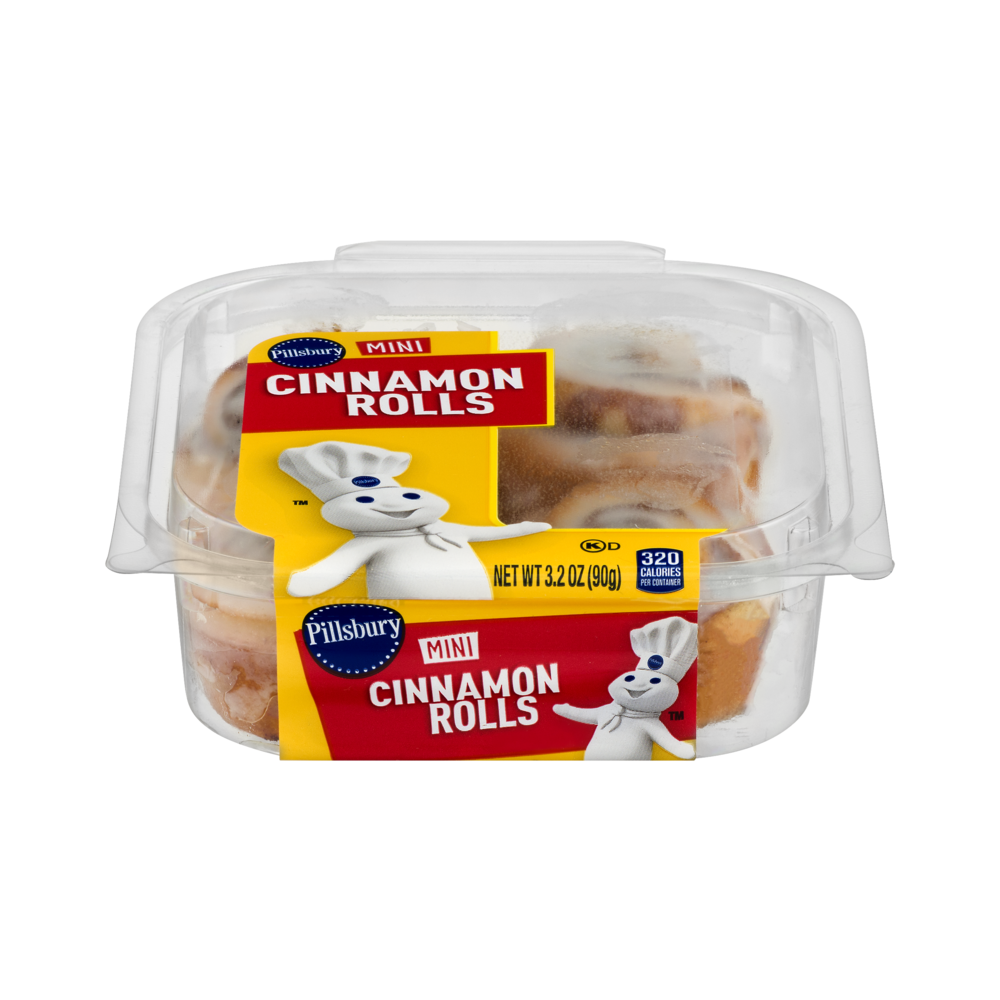 slide 1 of 6, Pillsbury Cinnamon Rolls, Mini, 3.2 oz