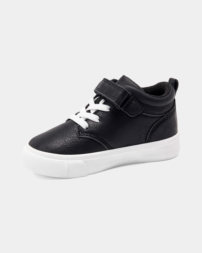 slide 2 of 6, Carter's Carters Toddler Boy Casual Sneakers - Black/White Black 12, 1 ct