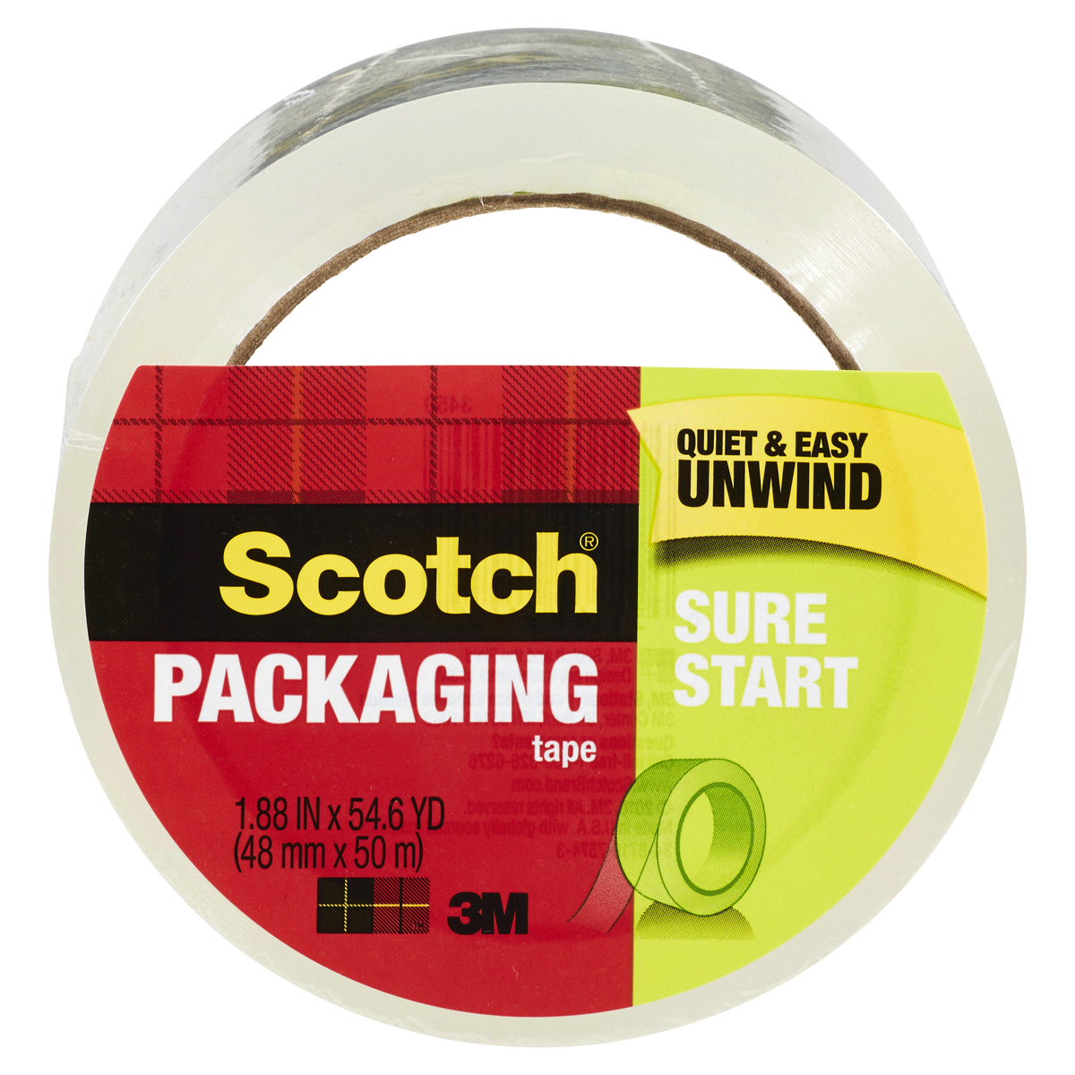 slide 1 of 1, Scotch Sure Start Shipping Packaging Tape, 1 ct