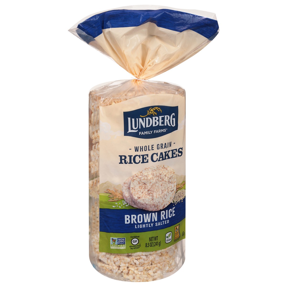 slide 5 of 9, Lundberg Family Farms Lightly Salted Brown Rice Whole Grain Rice Cakes 8.5 oz, 8.5 oz