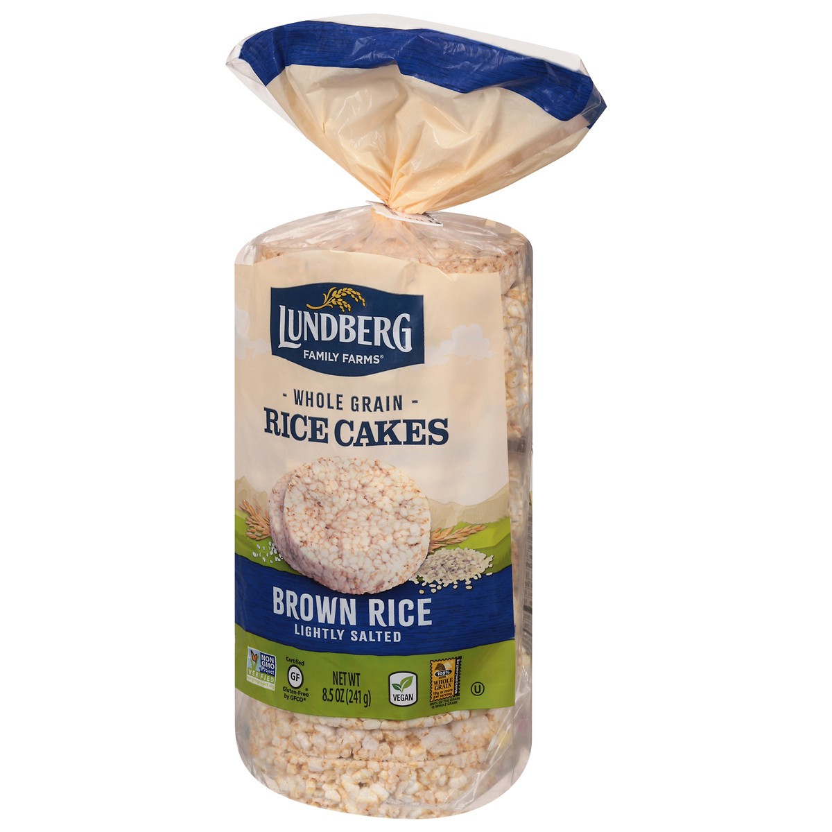 slide 9 of 9, Lundberg Family Farms Lightly Salted Brown Rice Whole Grain Rice Cakes 8.5 oz, 8.5 oz