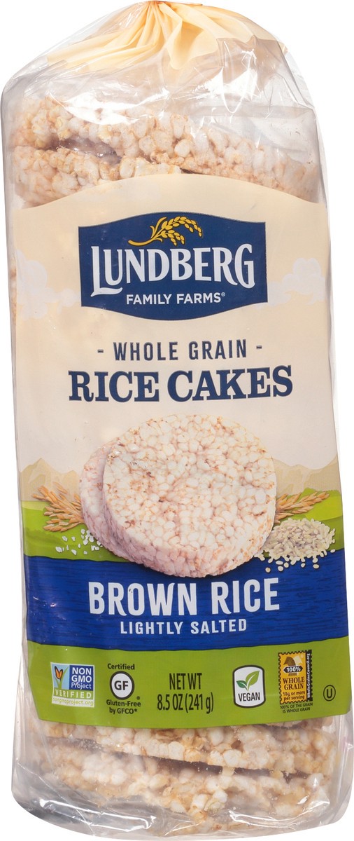 slide 6 of 9, Lundberg Family Farms Lightly Salted Brown Rice Whole Grain Rice Cakes 8.5 oz, 8.5 oz