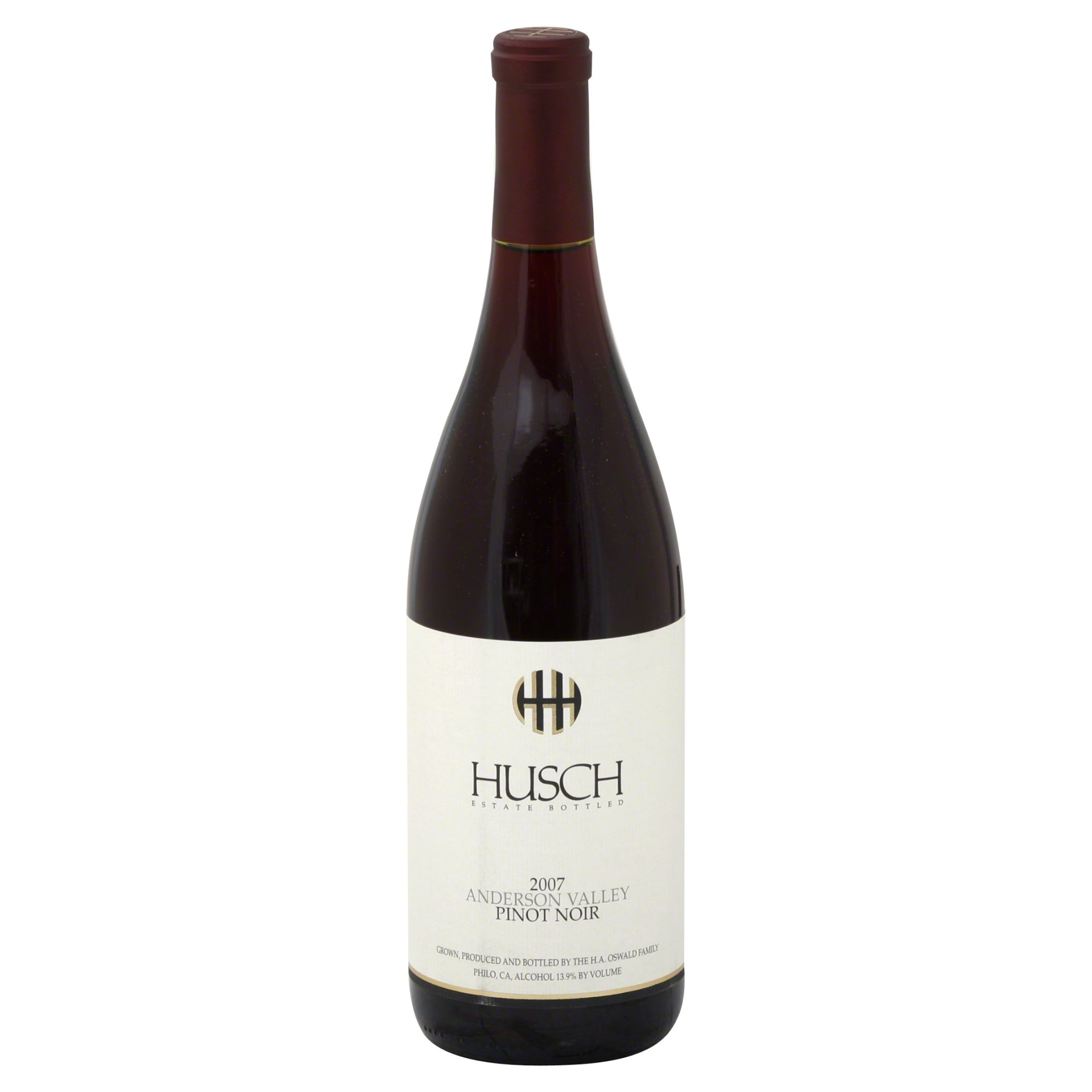 slide 1 of 1, Husch Vineyards Pinot Noir, 750 ml