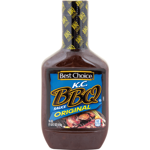 slide 1 of 1, Best Choice Original KC BBQ Sauce, 18 oz