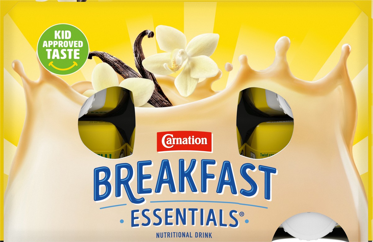 slide 2 of 9, Carnation Breakfast Essentials High Protein Nutritional Drink, Classic French Vanilla, 13 g Protein, 6 - 8 fl oz Cartons - 48 fl oz, 6 ct; 8 fl oz