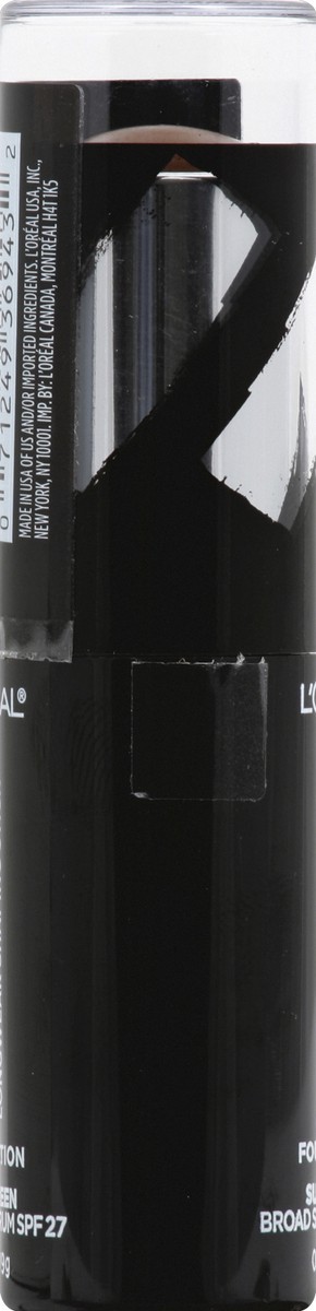 slide 3 of 6, L'Oréal Paris Infallible Longwear Foundation Shaping Stick Espresso, 0.32 oz