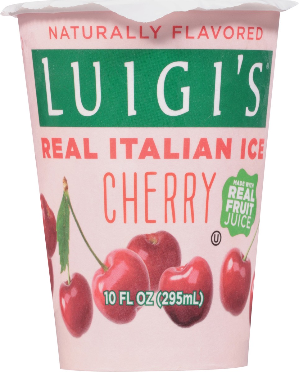slide 7 of 9, Luigi's Cherry Real Italian Ice 10 fl oz, 10 fl oz