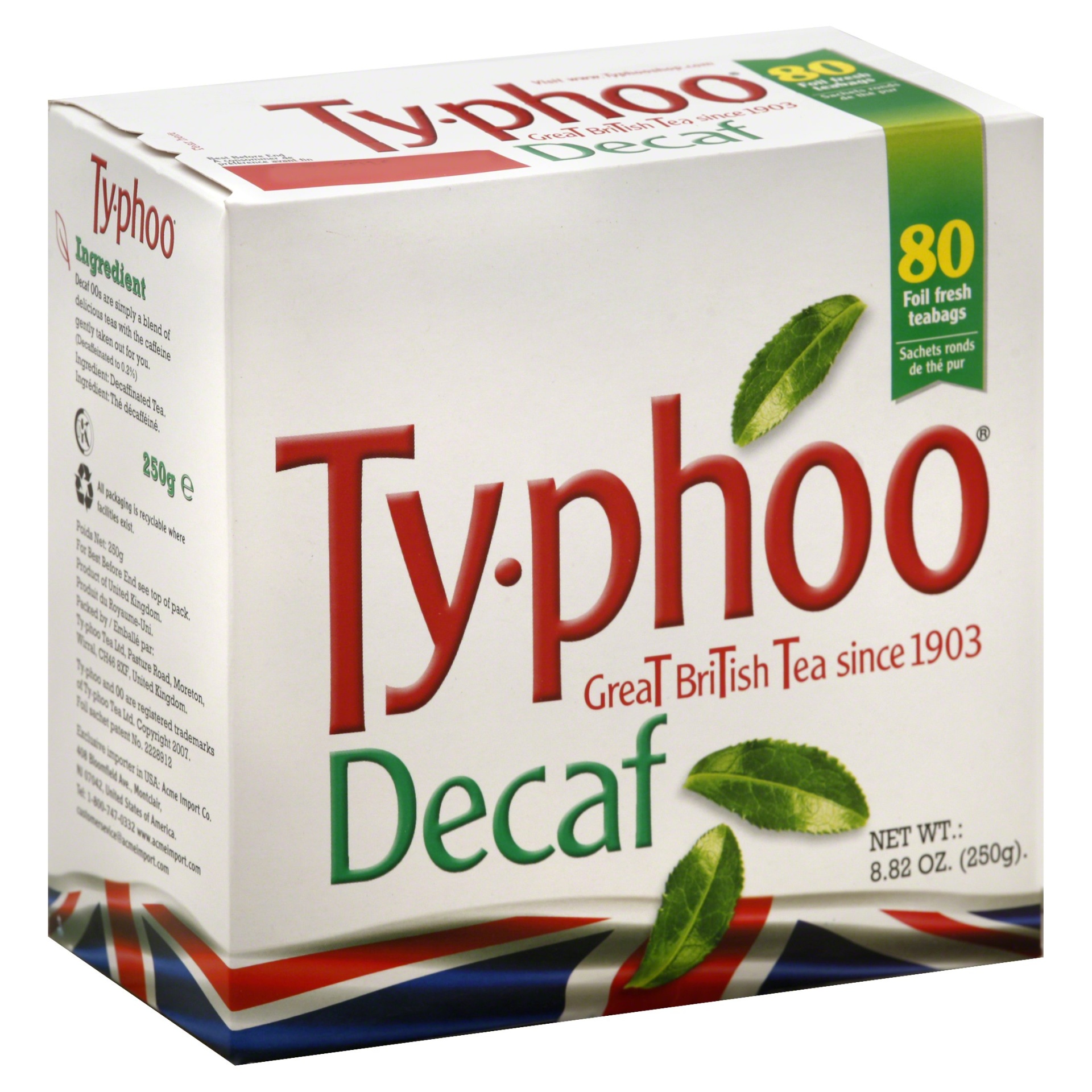 slide 1 of 5, Typhoo Decaf Great British Tea, 8.75 oz