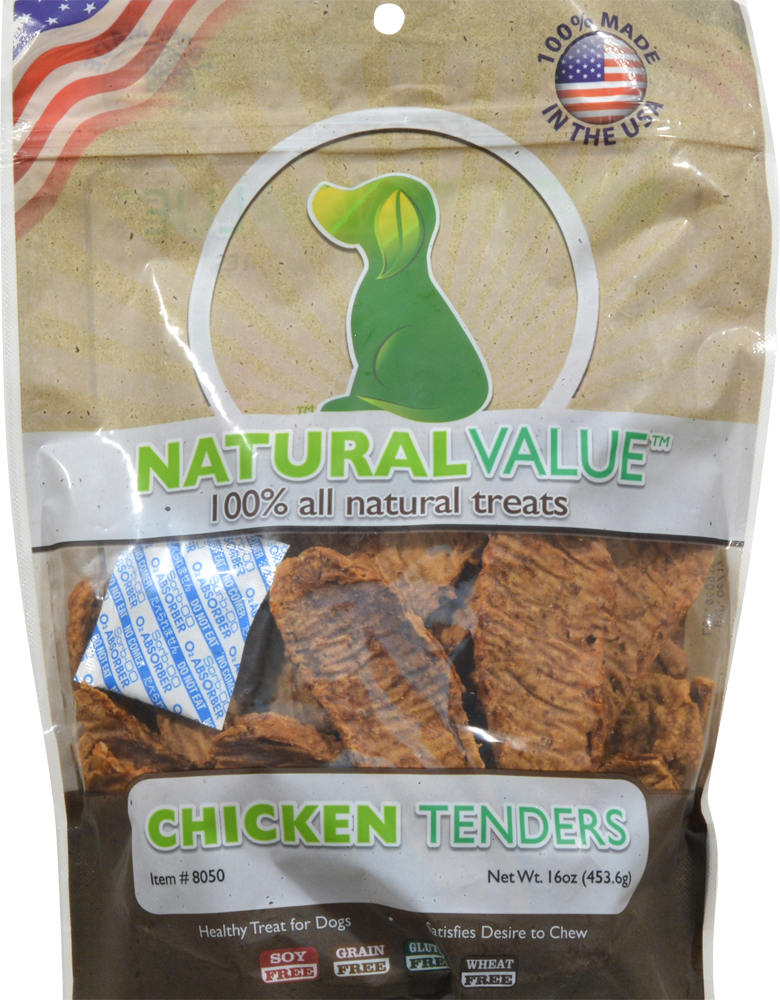 slide 1 of 1, Natural Value Chicken Tenders, 16 oz