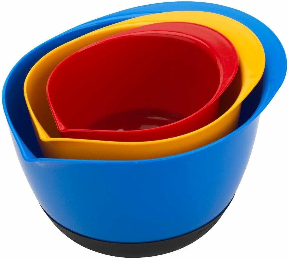 slide 1 of 1, Good Cook Goodcook Touch Multi-Colored Mixing Bowls Set, 3 ct