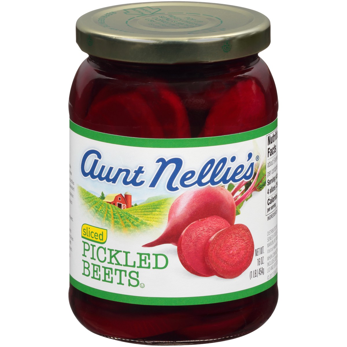slide 1 of 2, Aunt Nellie's Sliced Pickled Beets, 16 oz