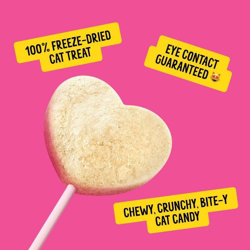 slide 2 of 8, Bonkers Purrpops Chicky Licks Chicken Flavor Lollipop Freeze-Dried Cat Treats - 0.35oz/4ct, 4 ct
