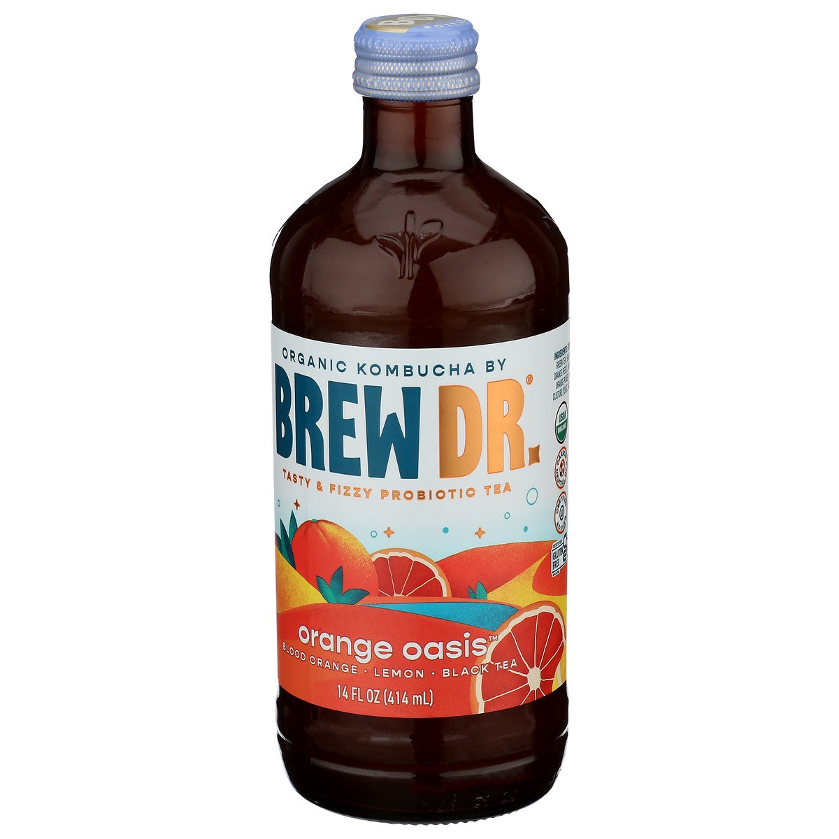 slide 3 of 9, Brew Dr. Kombucha, Citrus Earl Grey - 14 fl oz, 14 fl oz