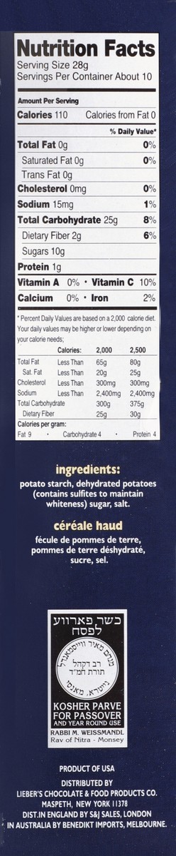 slide 4 of 4, Lieber's Hot Cereal 10 oz, 10 oz