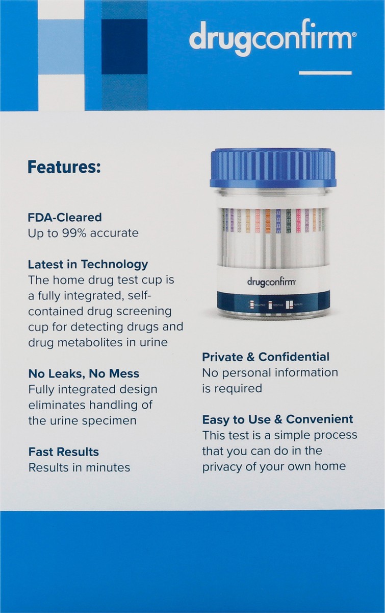 slide 7 of 9, DrugConfirm Home Drug Test 1 ea, 1 ct