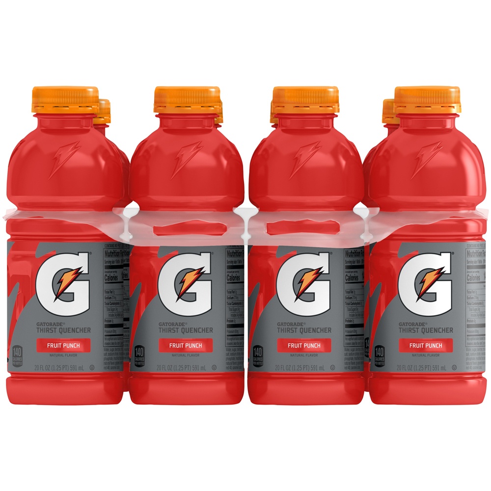 Gatorade Fruit Punch Sports Drink 8 ct; 20 fl oz Shipt
