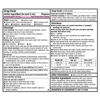 slide 18 of 29, Meijer Infants' Pain & Fever, Acetaminophen per, Suspension Liquid, Dye-Free Cherry Flavor, 160 mg, 5 ml, 2 oz