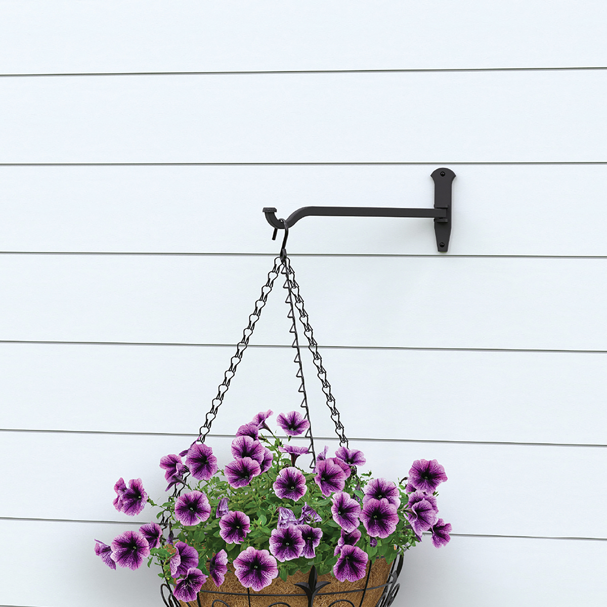 slide 1 of 1, 12 IN Vintage Swivel Cast Iron Black Bracket, 1 ct