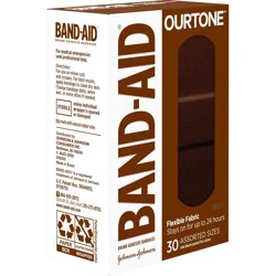 Band-Aid Brand OurTone Adhesive Bandages, BR65, 30 ct