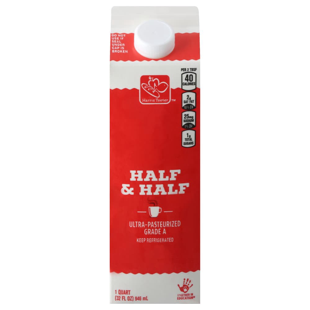 slide 3 of 5, Harris Teeter Half & Half, 32 fl oz