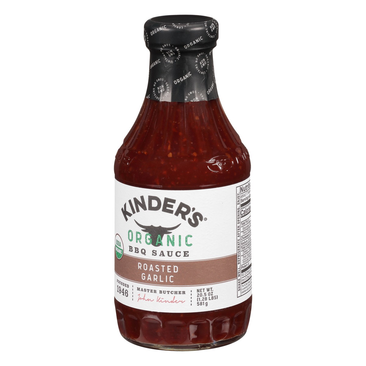 slide 8 of 12, Kinder's Organic Roasted Garlic BBQ Sauce 20.5 oz, 20.5 oz