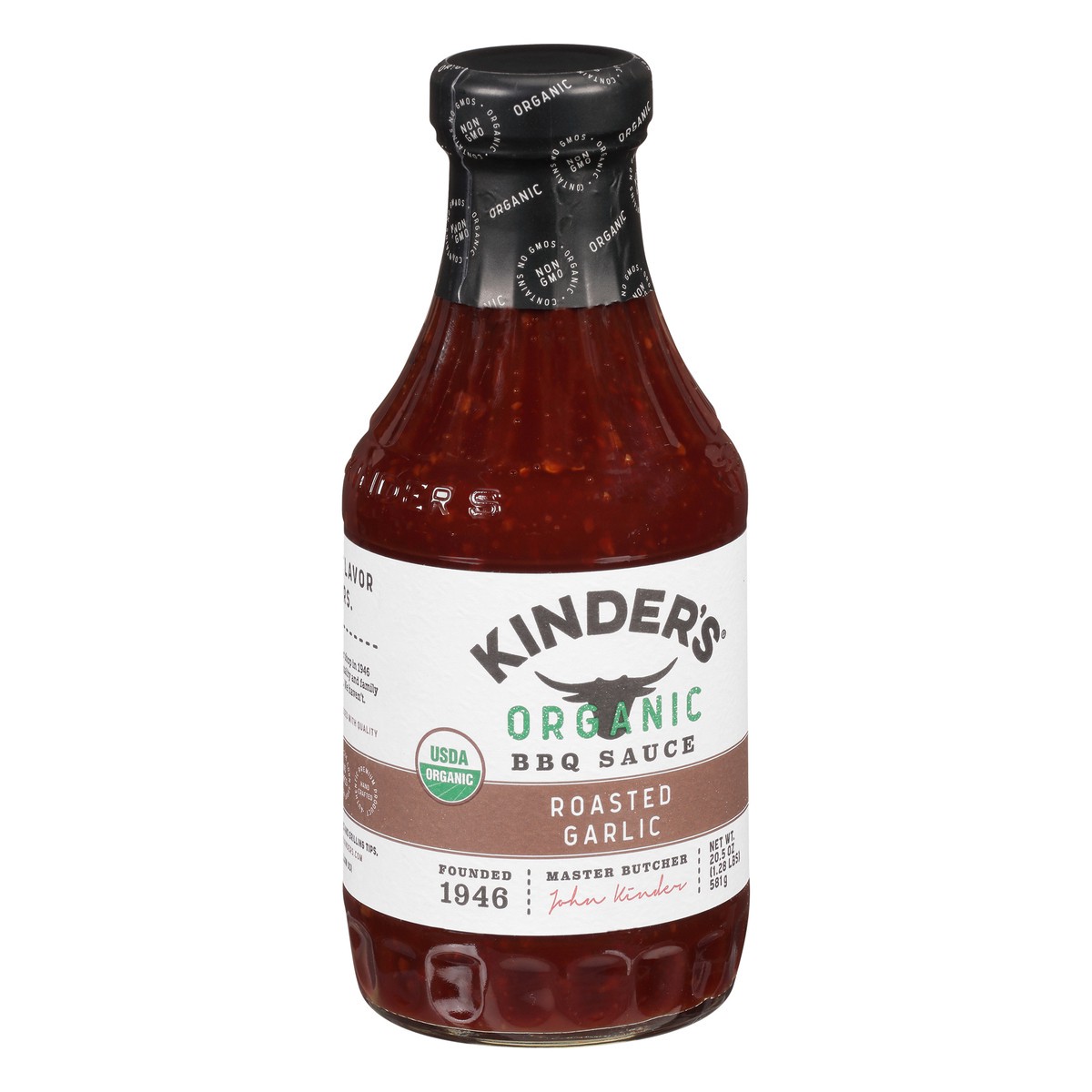 slide 5 of 12, Kinder's Organic Roasted Garlic BBQ Sauce 20.5 oz, 20.5 oz