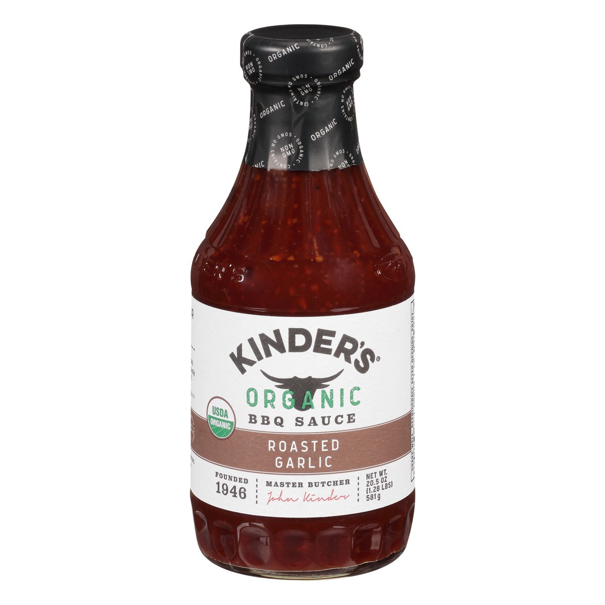 slide 10 of 12, Kinder's Organic Roasted Garlic BBQ Sauce 20.5 oz, 20.5 oz