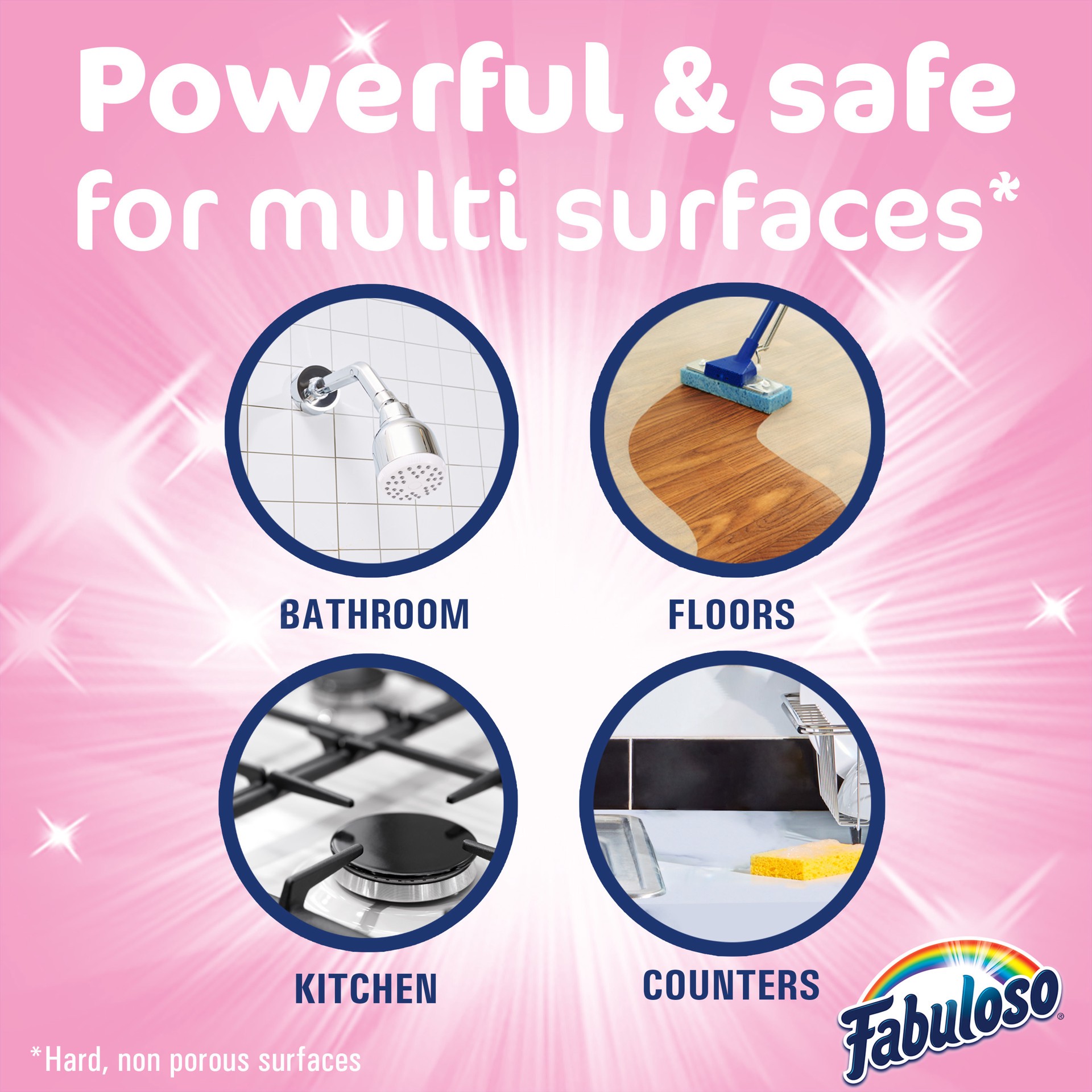 slide 7 of 10, Fabuloso Multi-Purpose Cleaner, 2X Concentrated Formula, Watermelon Scent, 56 Oz., 56 fl oz