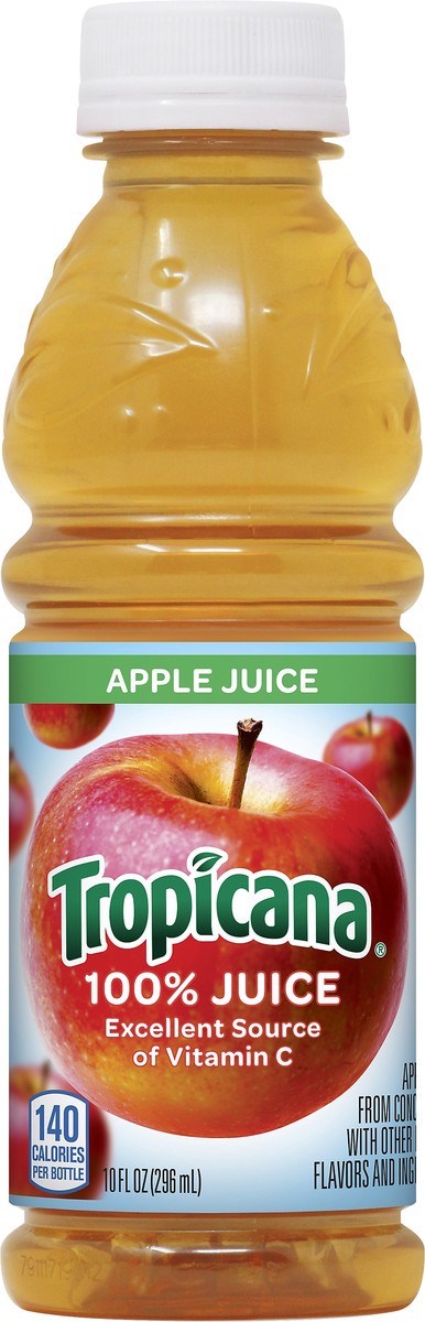 slide 9 of 10, Tropicana Apple 100% Juice - 10 oz, 10 oz