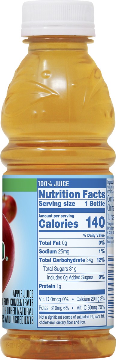 slide 4 of 10, Tropicana Apple 100% Juice - 10 oz, 10 oz