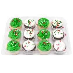 Lunds  Byerlys Lunds & Byerlys L&B Mini Christmas Cupcakes Assortment