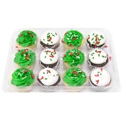 Lunds Byerlys Lunds & Byerlys L&B Mini Christmas Cupcakes Assortment
