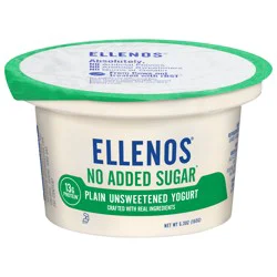 Ellenos Plain Unsweetened Greek Yogurt Cup, 5.3 oz
