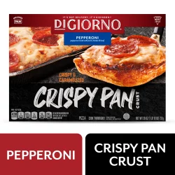 DIGIORNO Pepperoni Frozen Pizza on a Crispy Pan Crust