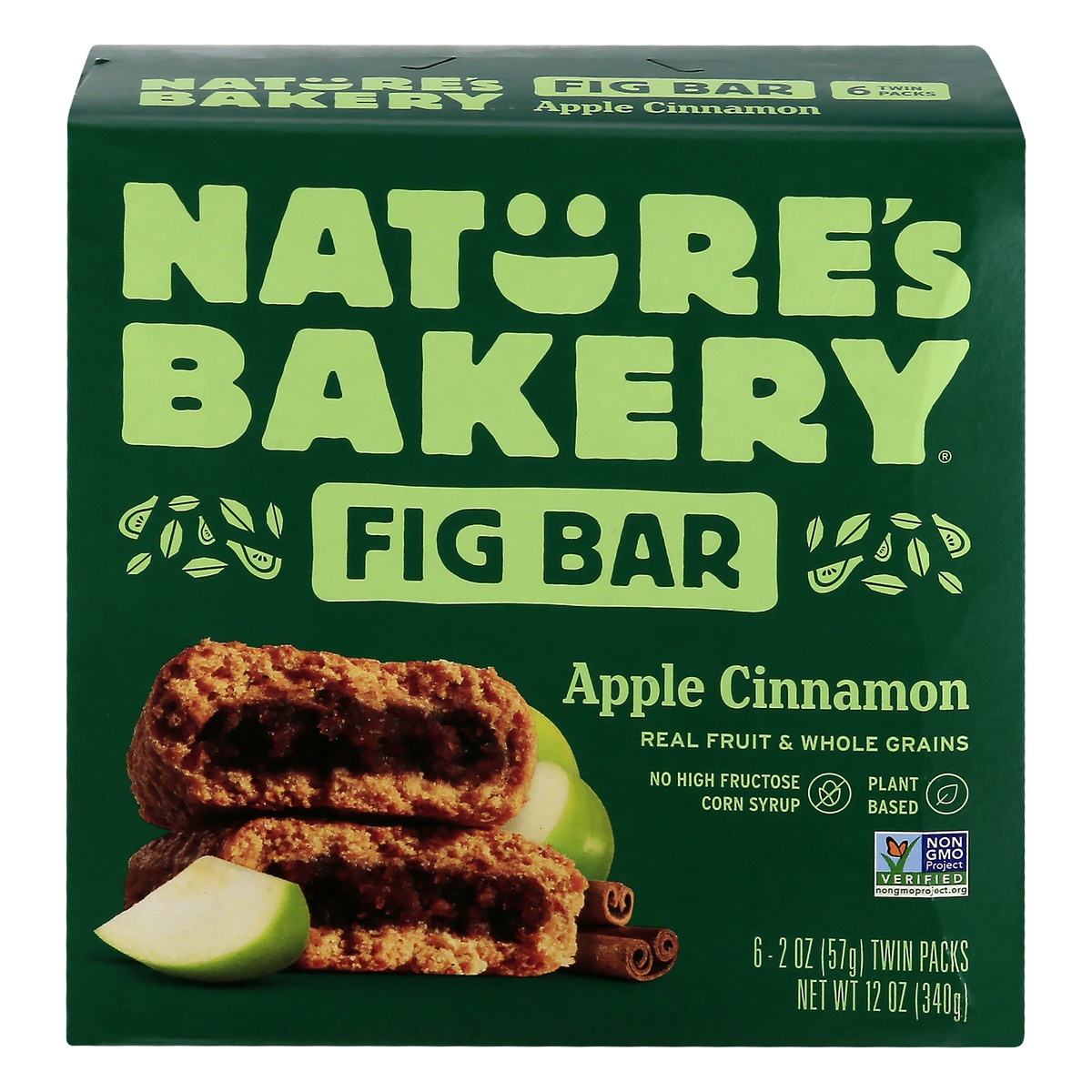 slide 1 of 1, Nature's Bakery Apple Cinnamon Fig Bar - 6ct, 
