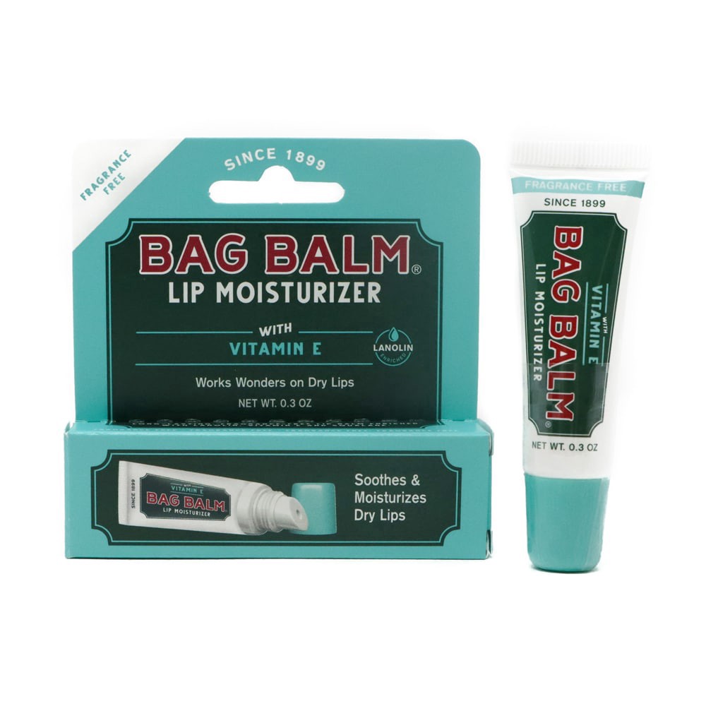 slide 1 of 1, Bag Balm Lip Moisturizer with Vitamin E 0.3 oz, 0.3 oz
