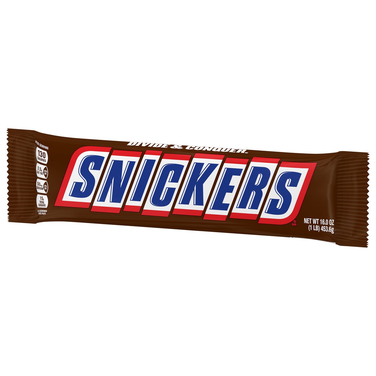 slide 7 of 7, Snickers Christmas Chocolate Candy Bar, Slice n' Share, Giant Size, 16 oz Bar, 16 oz