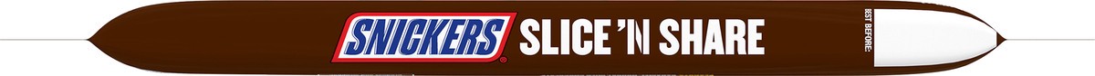 slide 3 of 7, Snickers Christmas Chocolate Candy Bar, Slice n' Share, Giant Size, 16 oz Bar, 16 oz