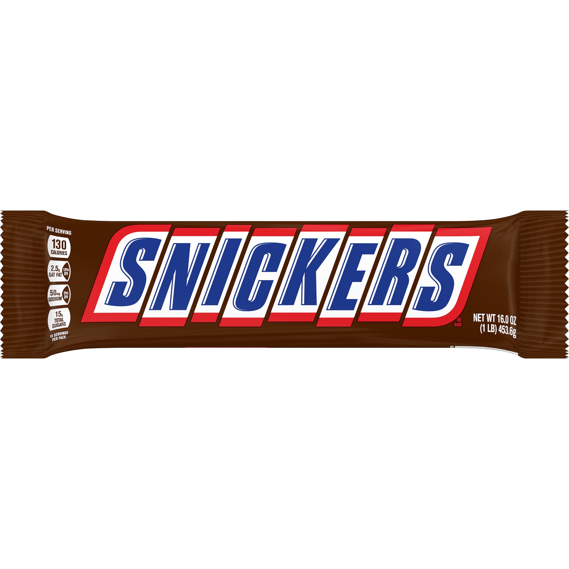 slide 1 of 7, Snickers Christmas Chocolate Candy Bar, Slice n' Share, Giant Size, 16 oz Bar, 16 oz