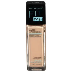 Fit Me Ivory 115 Matte + Poreless Foundation with Clay 1 fl oz